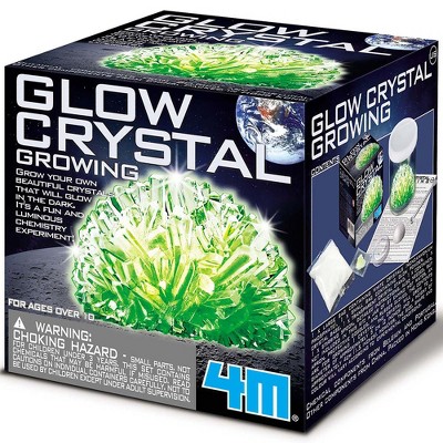 4M: Glow Crystal Growing Kit - DIY Science, Geology Experiment, 10+