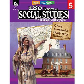 180 Days of Social Studies for Fifth Grade - (180 Days of Practice) by  Catherine Cotton & Patricia Elliott & Melanie Joye (Paperback)