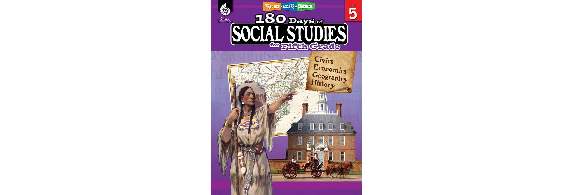180 Days(tm) Social Studies for Fifth Grade - (180 Days of Practice) by  Catherine Cotton & Patricia Elliott & Melanie Joye (Paperback)