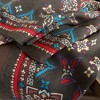 Anna-Kaci Women's Vintage Paisley Print Cotton Feel Scarf 27×27 Inches - 4 of 4