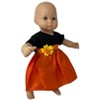 Doll Clothes Superstore Happy Halloween Dress Fits 15 Inch Baby Dolls - 3 of 4