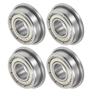 Unique Bargains Chrome Steel Durable Multipurpose Use Flanged Ball Bearing - 1 of 4