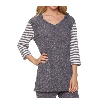 Women's Summer Vacation Tunic With Hoodie & Open Back - Felina