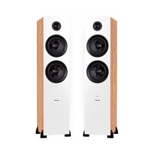 Fluance Ai81 Powered 2-Way Floorstanding Tower Speakers with 150W Built-in Amplifier for TV, Turntable, PC and Bluetooth - 1 of 4