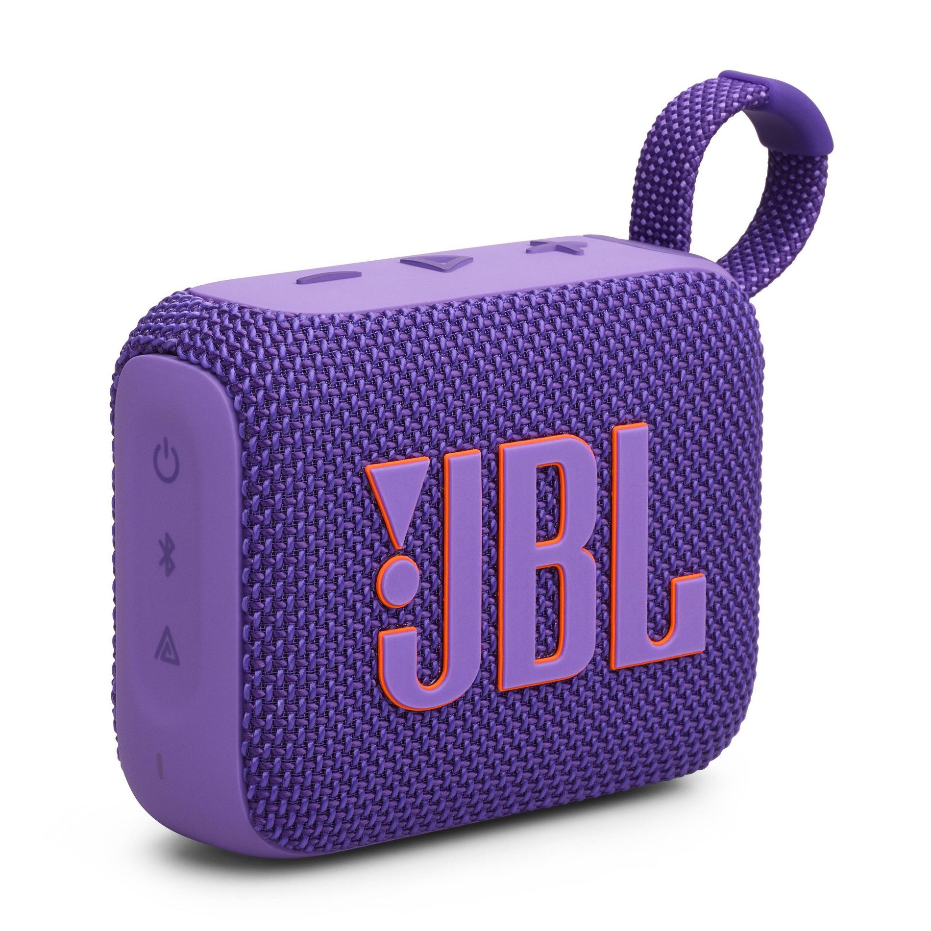 JBL Go4 Portable Bluetooth Waterproof Speaker - Purple: Wireless Outdoor USB-C Rechargeable