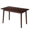 NicBex Dining Table for 4 Kitchen Table Solid Wood Rectangular Dining Table for Dining Room, Small Space - 4 of 4