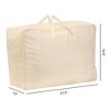 REGALWOVEN Foldable Clothes Storage Bags with Handles for Organizing Clothing 2 Pcs - 2 of 4