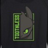 Women's - How to Train Your Dragon - Toothless Lightweight French Terry Wide Neck Long Sleeve Shirt - 2 of 4