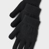Toddler 3pk Glove Set - Cat & Jack™ Black 2T-5T - 2 of 3