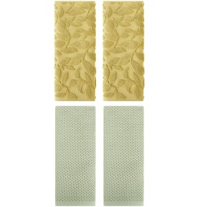 REGALWOVEN 4 Pcs Cotton Hand Towels for Bathroom - 1 of 4