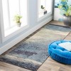 Hauteloom Alvaton Abstract Blue Rug - 2 of 4