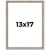 PosterPalooza | Classic Modern Silver Picture Frame - UV Acrylic, Foam Board Backing, Hanging Hardware - 2 of 4