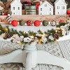 TackView 6 Ft Pre-Lit Christmas Garland with 20 Led Lights, Xmas Garland, Garland with Timer for Mantle Staircase Table Decoration - 3 of 4