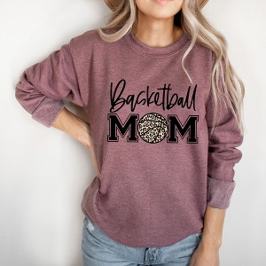 Simply Sage Market Women's Graphic Sweatshirt Basketball Mom Colorful Black - 1 of 4