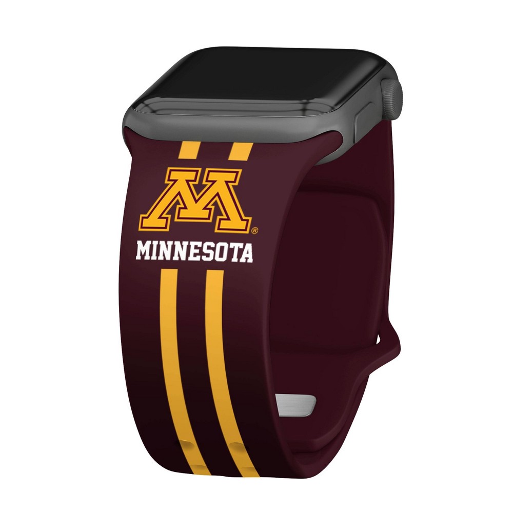 Photos - Smartwatches NCAA Minnesota Golden Gophers Wordmark HD Apple Watch Band - 38/40/41mm Sh