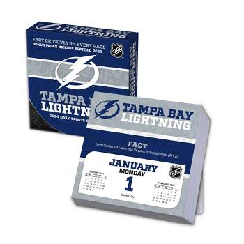  TURNER SPORTS Tampa Bay Lightning 2022 12X12 Team Wall Calendar  (22998011956) : Office Products
