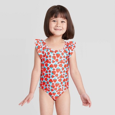 flutter sleeve one piece swimsuit