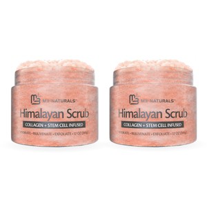M3 Naturals Body Scrubs, Collagen + Stem Cell Infused, Himalayan, Arabica Coffee, Charcoal, Turmeric, Brown Sugar, Kombucha Body Scrubs - 1 of 4