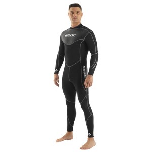 SEAC Sense Black Men's One-Piece Wetsuit - 1 of 4