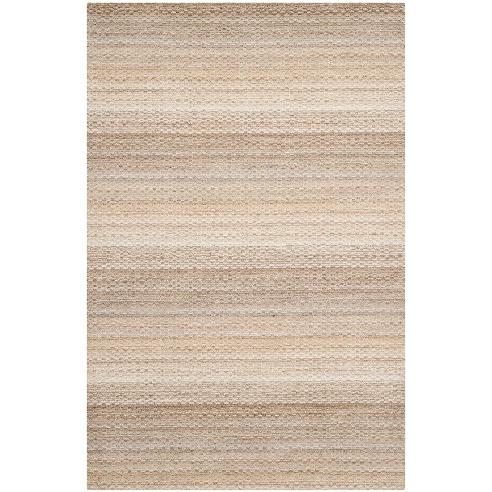 4'x6' Faith Stripe Loomed Rug Beige - Safavieh
