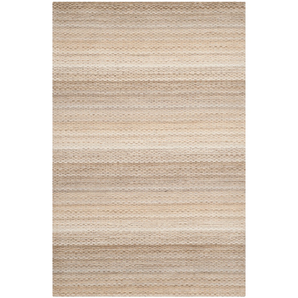 4'x6' Faith Stripe Loomed Rug Beige - Safavieh