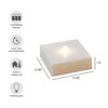 LumaBase Battery-Operated LED Lights with Timer - Set of 6 - 3 of 4