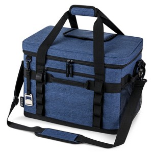 OPUX Soft Sided Cooler Bag, Insulated Collapsible Portable Leakproof with Shoulder Strap, Beach Camping Travel Road Trip - 1 of 4