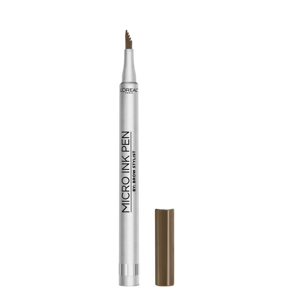 Photos - Other Cosmetics LOreal L'Oreal Paris Micro Ink Pen by Brow Stylist Up to 48HR Wear - Brunette - 0 