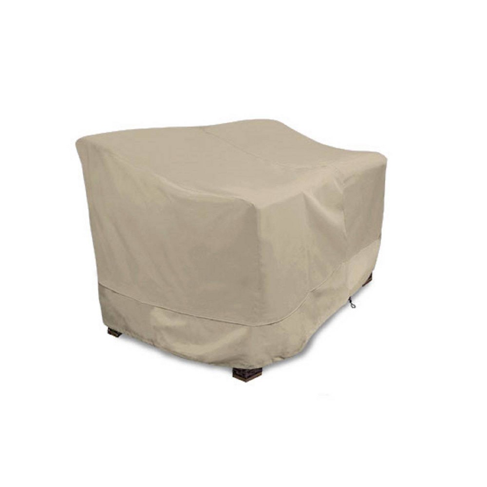 Photos - Furniture Cover Meridian 76" x 32.5" x 31" Bench-Loveseat Covers Khaki 