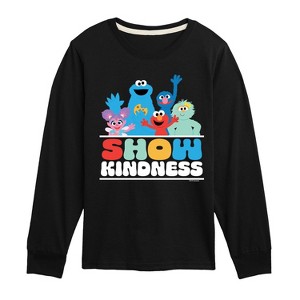 Boys' - Sesame Street - Show Kindne- Toddler and Youth Long Sleeve T-Shirt Long Sleeve Graphic T-Shirt - 1 of 3