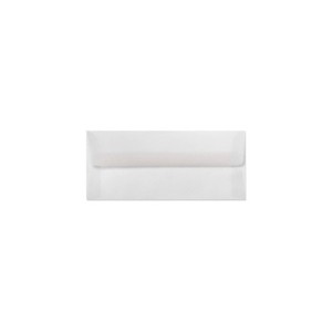 LUX 30lb 4 1/8"x9 1/2" Square Flap #10 Envelopes Clear Translucent 500/BX 4860-00-500 - 1 of 1