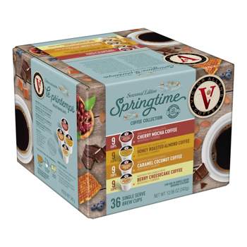 Victor Allen's Coffee Springtime Coffee Variety Pack, Medium Roast, 36 Count, Single Serve Coffee Pods for Keurig K-Cup Brewers