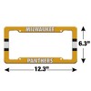 Milwaukee Panthers Stripes License Plate Tag Frame - 4 of 4