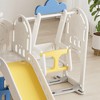 YOOCOZZ 11-in-1 Toddler Slide Playset - Basketball Hoop, Extra Long Aisle, Swing (1-4 Years, Indoor/Outdoor) - 3 of 4