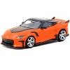 Nissan VeilSide FFZ400 Fairlady Z RHD (Right Hand Drive) Orange with Black "Global64" Series 1/64 Diecast Model by Tarmac Works - 2 of 4
