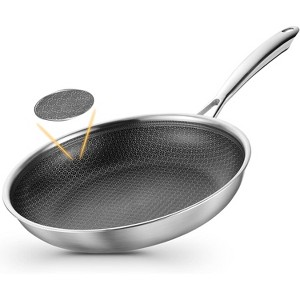 KOCH SYSTEME CS Tri-Ply Hybrid Nonstick Stainless Steel Frying Pan, Silver - 1 of 4
