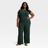 Women's Pointelle Short Sleeve Shirt and Pants Pajama Set - Auden™ - 3 of 3
