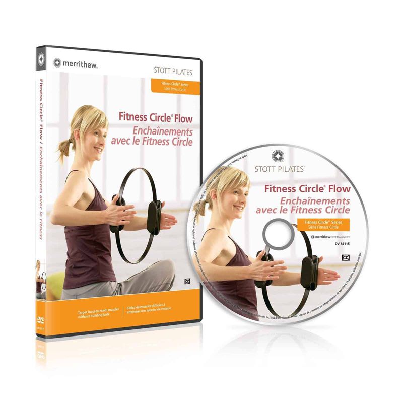 Stott Pilates 14&#34; Fitness Circle Lite Kit with DVD, 4 of 8