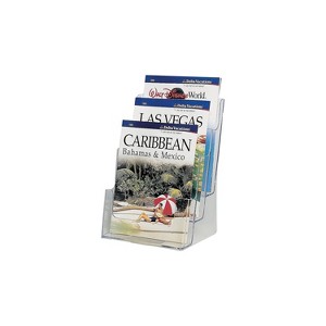 Staples Literature Holder 12.62" x  9.5" Clear Plastic (16652-CC) 665570 - 1 of 2