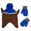 Paw Patrol Boy's Winter Hat and Mittens Set, Kids Ages 2-4 (Chase Hat) - 4 of 4