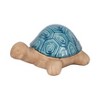 Sagebrook Home 13" Ceramic Tortoise Decor Contemporary Decorative Statue Turtle Figurine - 2 of 4