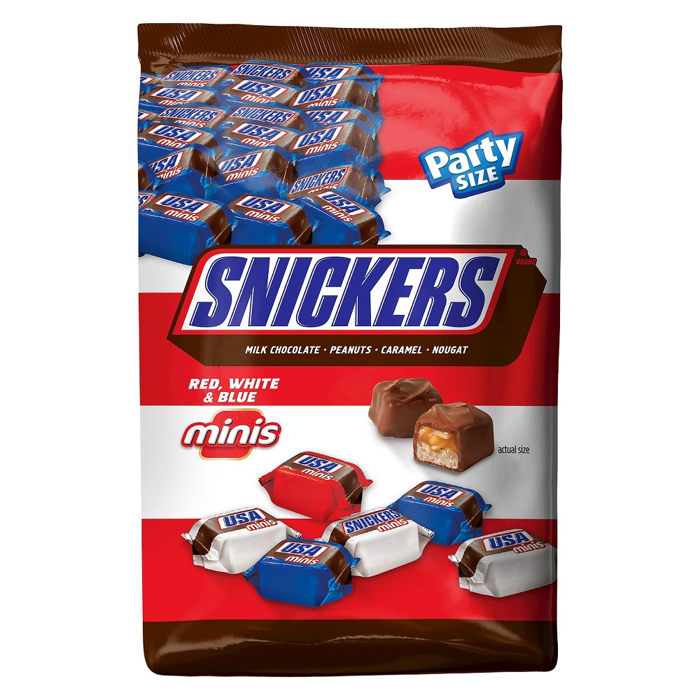 UPC 040000210245 product image for Snickers Minis Red White and Blue - 40oz | upcitemdb.com