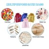 Unique Bargains Mini Smooth Wedding Christmas Satin Bags with Drawstring 50 Pcs - 4 of 4