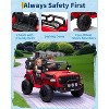 Jojoka 24V 2-Seater Kids Ride On Car with Remote, Dual 200W Motors Electric Vehicle, 20" Seat, LED Lights, Music & USB - 4 of 4