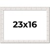 PosterPalooza | Sculpted White Picture Frame - UV Acrylic, Backing Board, Hanging Hardware Included - 2 of 4