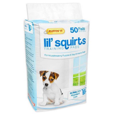 Ruffin' It Lil Squirts Training Dog Pads - 50ct