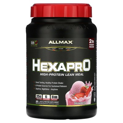 ALLMAX Hexapro™, High-Protein Lean Meal, Strawberry, 2 lbs (907 g)