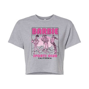 Women's - Barbie - Sports Club Cropped Graphic T-Shirt - 1 of 4