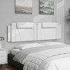 vidaXL Headboard Cushion White 72" Faux Leather - 4 of 4