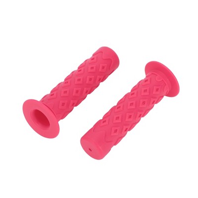 Unique Bargains Bike Handlebar Grips Covers 4.72" Long Pink 1 Pair